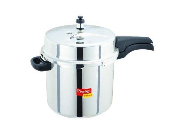 Picture of Prestige PDSSPC10 Deluxe Stainless Steel Pressure Cooker - 10 Litres
