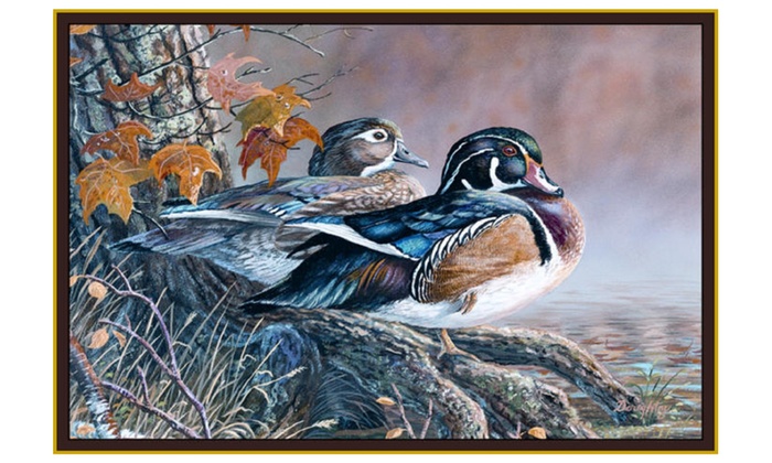 Picture of Custom Printed Rugs WOOD DUCKS Wood Ducks Wildlife Rug