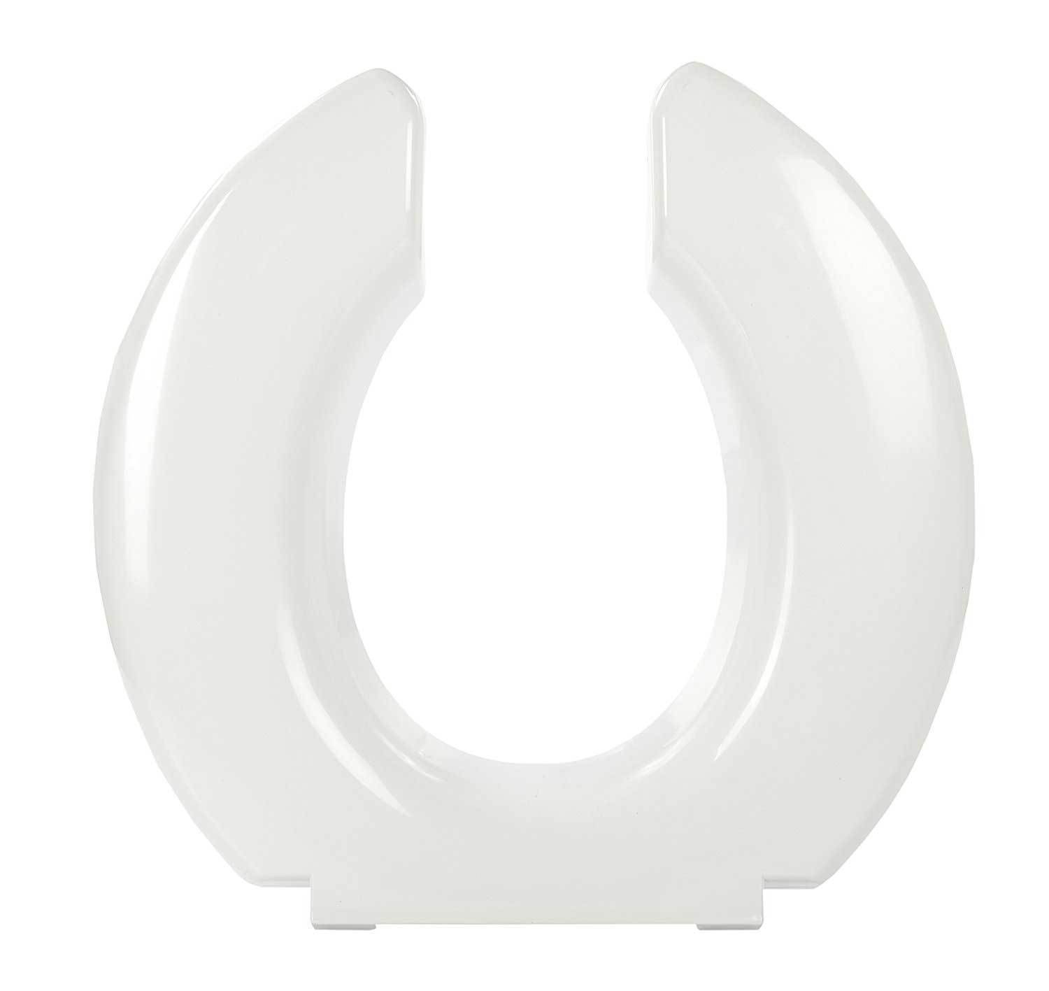 Picture of Big John Products 2445263-4W Toilet Seat Open Front Less Cover - White