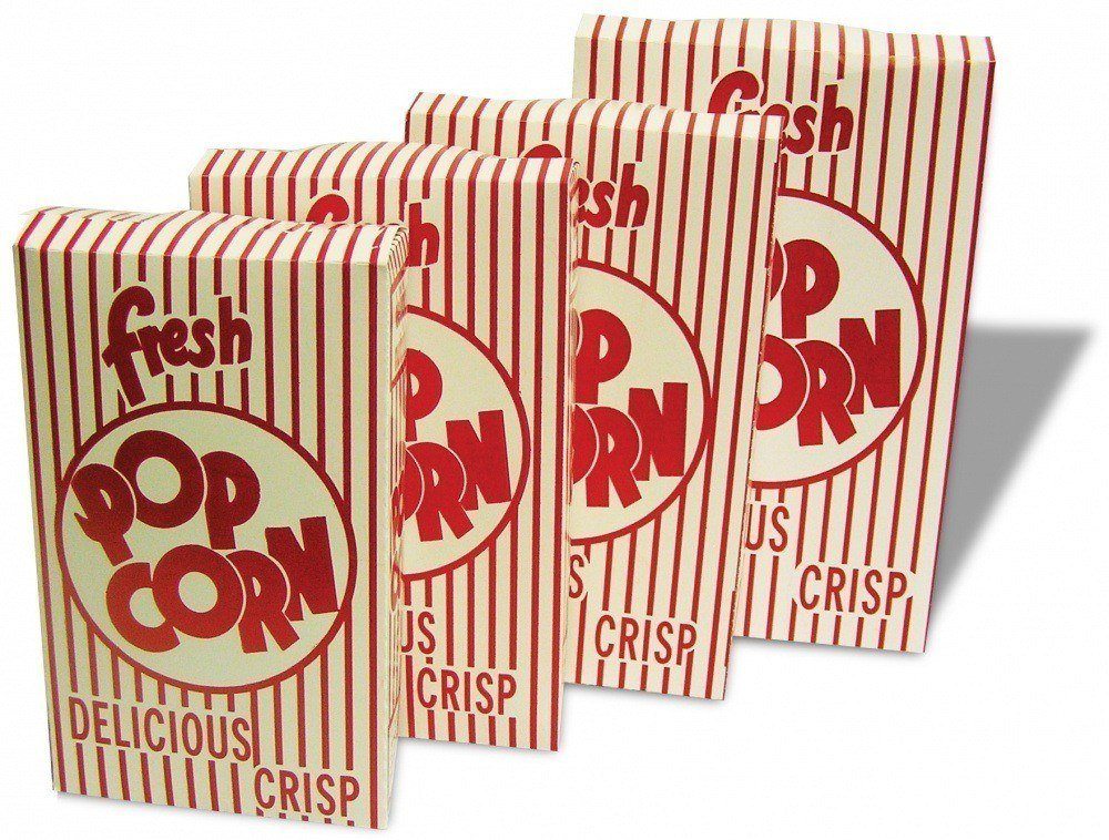 Picture of Benchmark USA 41574 Closed Top Popcorn Boxes - 2.5 Oz