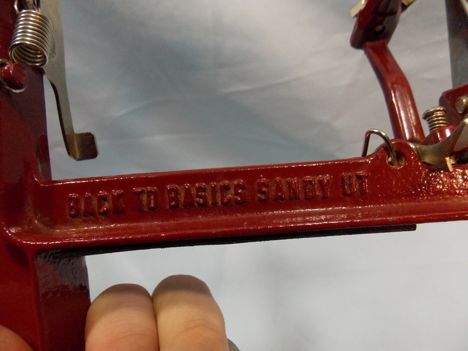 Picture of Back To Basics A501 Peel Away Apple Peeler (Casr Iron Clamp Base)