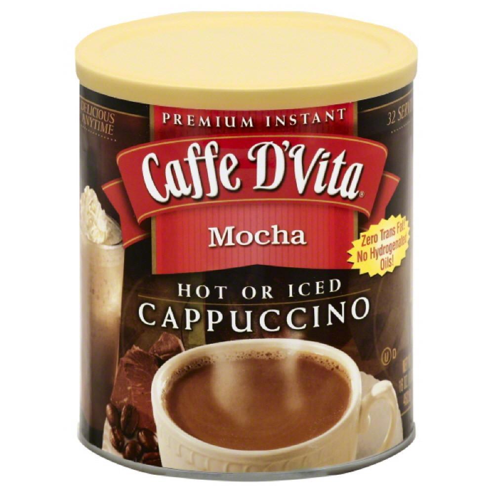Picture of Caffe DVita F-DV-1C-06-MCHA-NU Mocha Cappuccino 6 1lb canisters