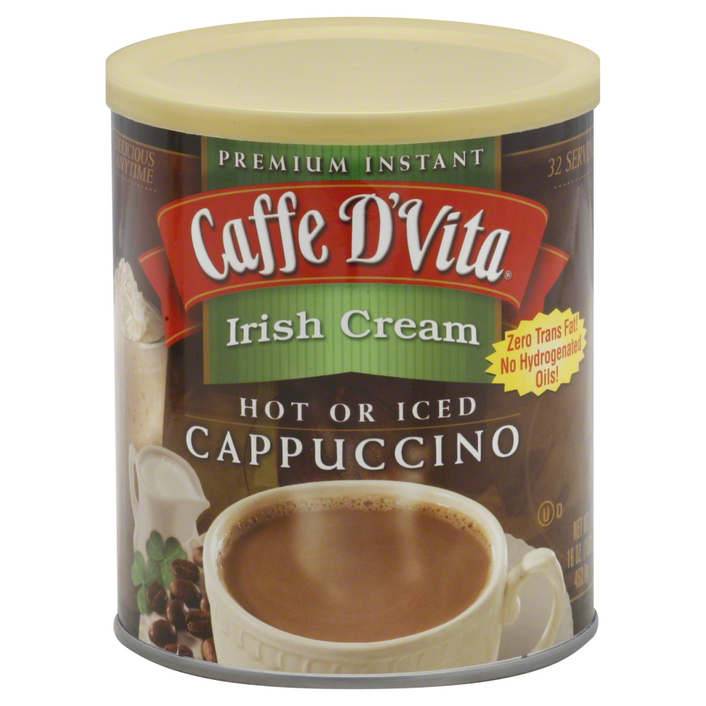 Picture of Caffe DVita F-DV-1C-06-IRIS-21 Irish Cream Cappuccino 6 1lb canisters