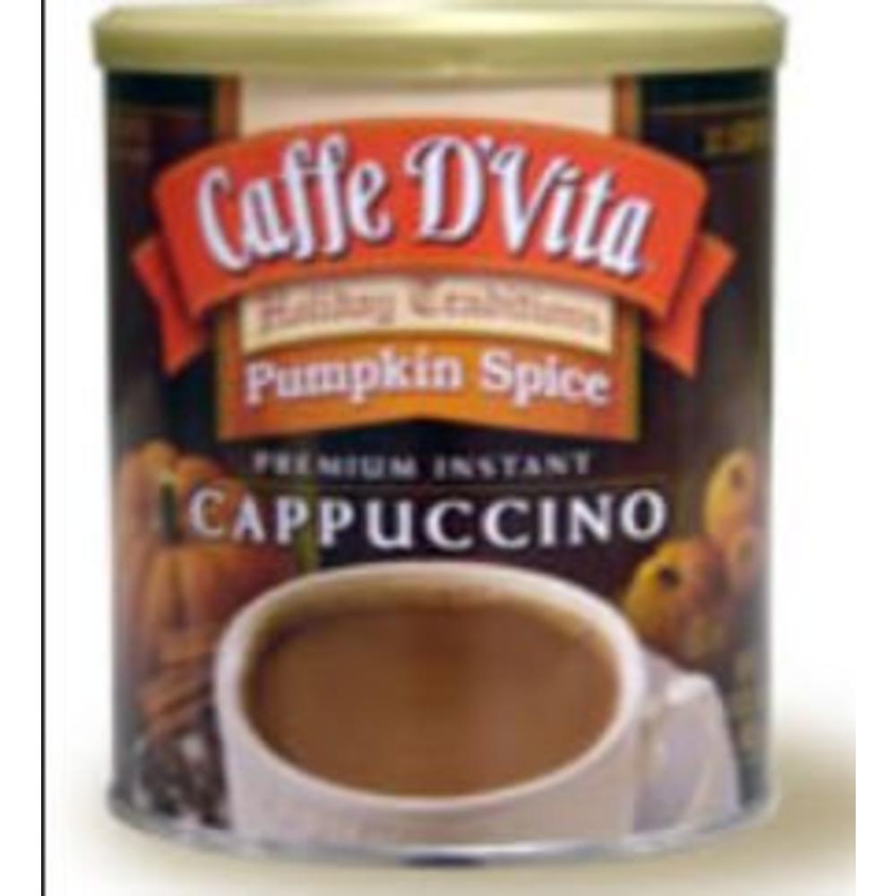 Picture of Caffe DVita F-DV-1C-06-PMKN-NU Pumpkin Spice Cappuccino 6 1lb canisters