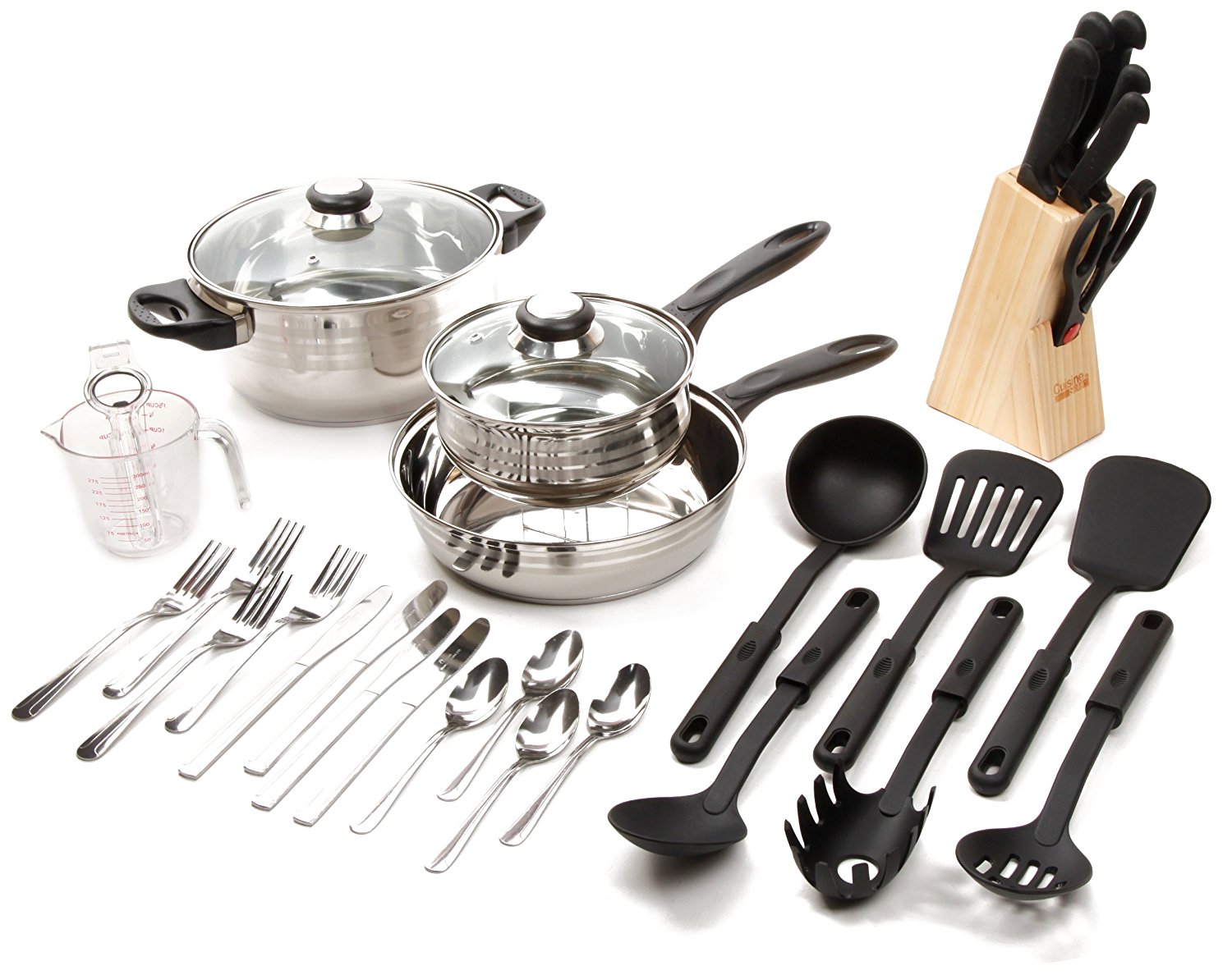 Picture of Gibson 89117.32 Lybra Cookware Combo Set, 32 Pc.