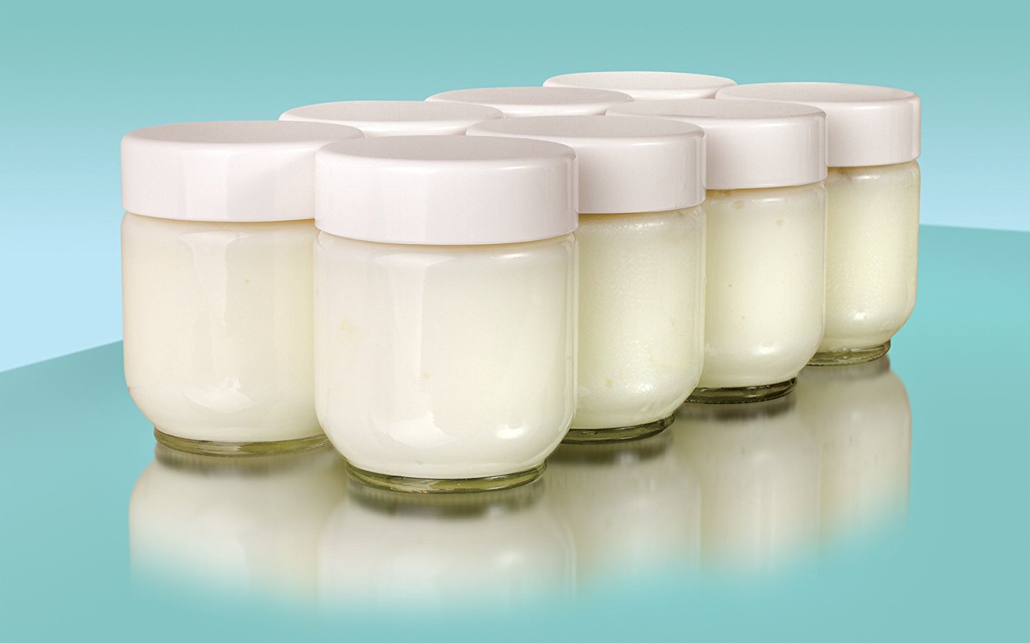 Picture of Euro Cuisine GY1920 Yogurt Jars for Euro Cuisine Yogurt Maker - 8 Piece