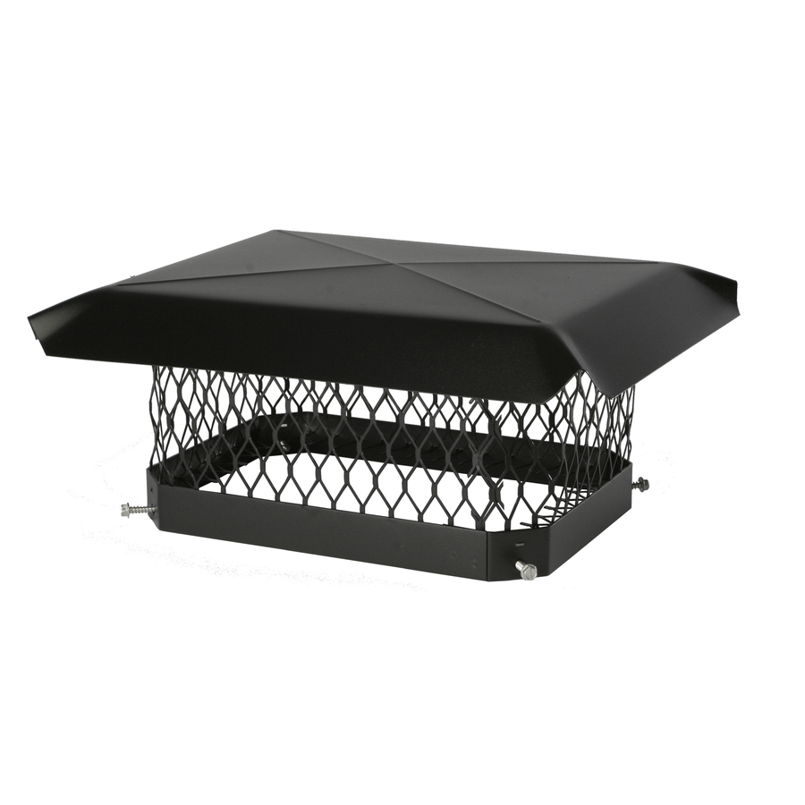 Picture of HY-C CBO1111 Single Flue Draft King- Black-Painted Galvanized Steel- 11 in. x 11 in.