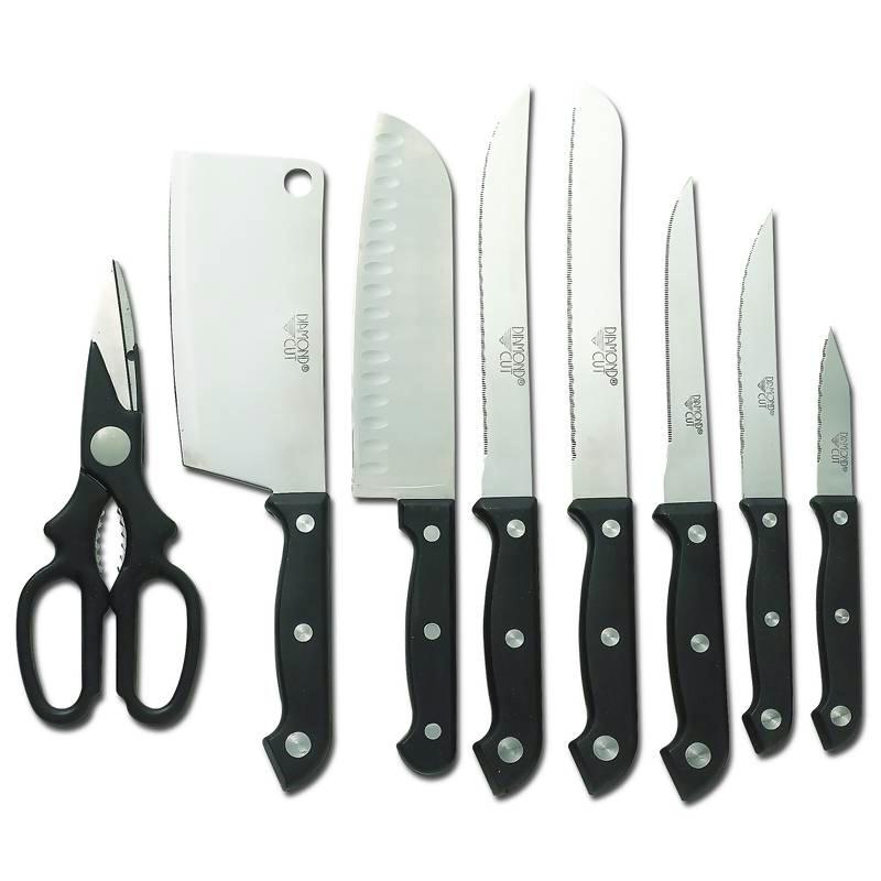 15Pc Diamond Cut Cutlery Set