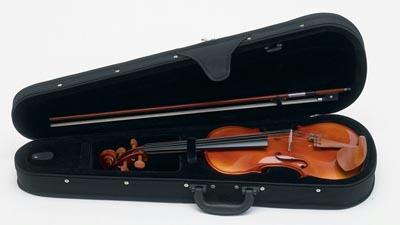 Full Size Violin with Case and Bow