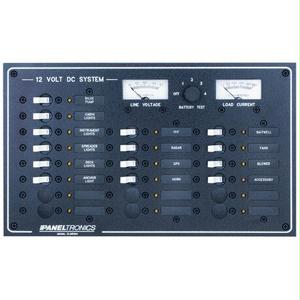 9973210b Standard Dc 20 Position Breaker Panel & Meter