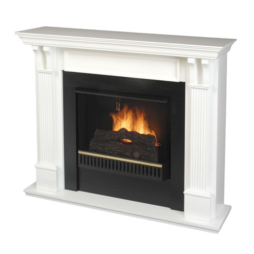 Real Flame 7100-W Ashley Indoor Fireplace - White