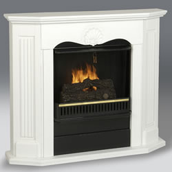 Real Flame 9800-W Athena Indoor Fireplace - White