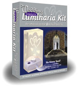 LumaBase Luminarias 81224 12-Count Hearts Complete Kit