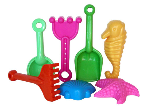 Tool Sand Toy - 7 Piece Set