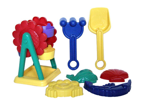 YS-266 Sand Wheel Toy - 7 Piece Set