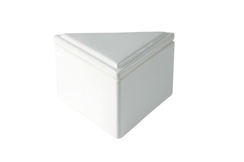 Wade Ceramics 80142-WH-KEN Small Tri Stack Storage - White by Wade Ceramics