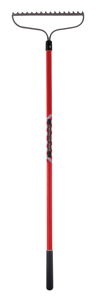 Bond LH055 Contractors 16 Tine Bow Rake - Red