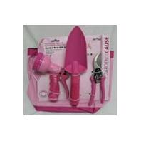 Bond 6978 Garden For Cause 4 Piece Tool Gift Set Pink