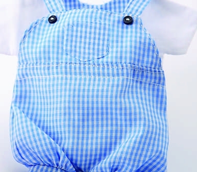 Beverly Clark 200VB Baby Shower Theme Favor Bags Blue Overalls