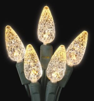 Forever Bright 20693 Set of 70 C6 Soft White Christmas Lights
