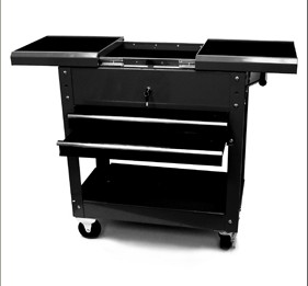 Homak BK06022704 27 Inch Professional Tool Cart with 2 Drawers Homak BK06022704 27 Inch Professional Tool Cart with 2 Drawers