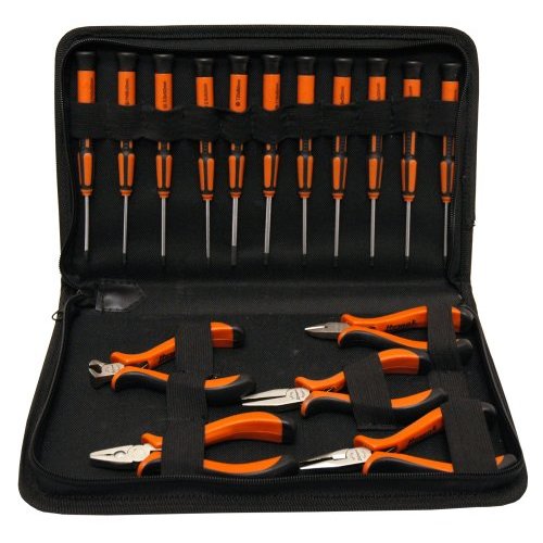 17 Piece Precision Pliers and Screwdriver Set