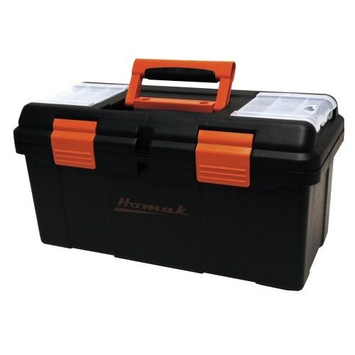 Bk00116004 16 Inch Plastic Tool Box With Tray And Dividers