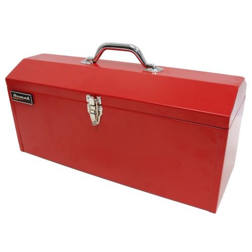 Rd00119819 19 Inch Red Metal High Toolbox With Black Metal Tray