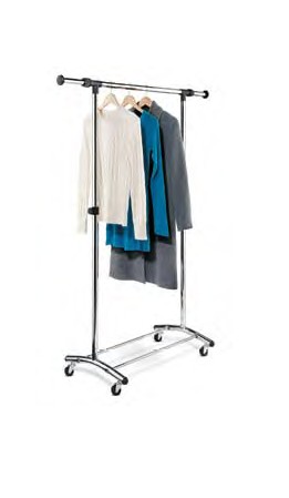 Gar-01123 Commercial Chrome Garment Rack