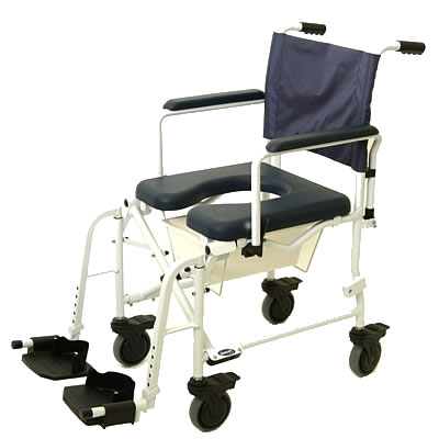 Invacare 6891 Mariner Rehab Shower Commode Chair Mariner Rehab Shower Commode Chair With 5 Inch Casters And 18 Inch Seat