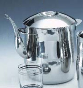 Kraftware 71123 Orbit Polished Stainless Steel 4 Quart Ice Bucket