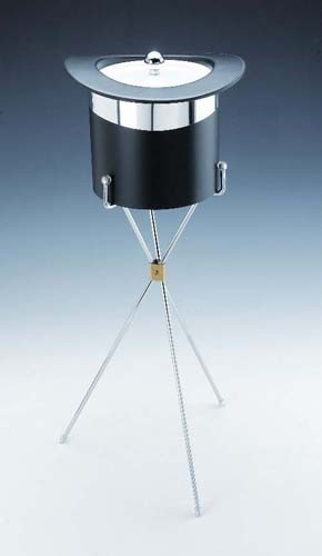 Kraftware 89498 Chrome Ice Bucket Stand