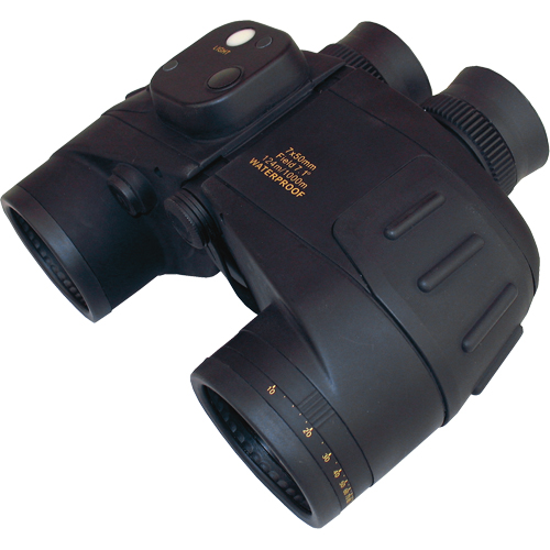Yukon YK12009 Marine 7 x 50 Reticule Binoculars with Lit Compass, Black