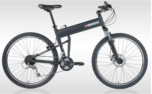 Montague SwissBike LX-18 Folding Bike - 18 Inch Frame - Matte Black