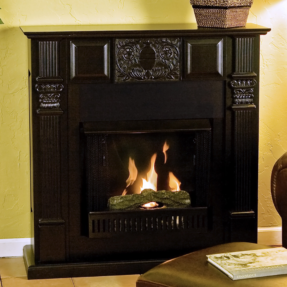 Southern Enterprises FA5779E Marquis Electric Fireplace - Black