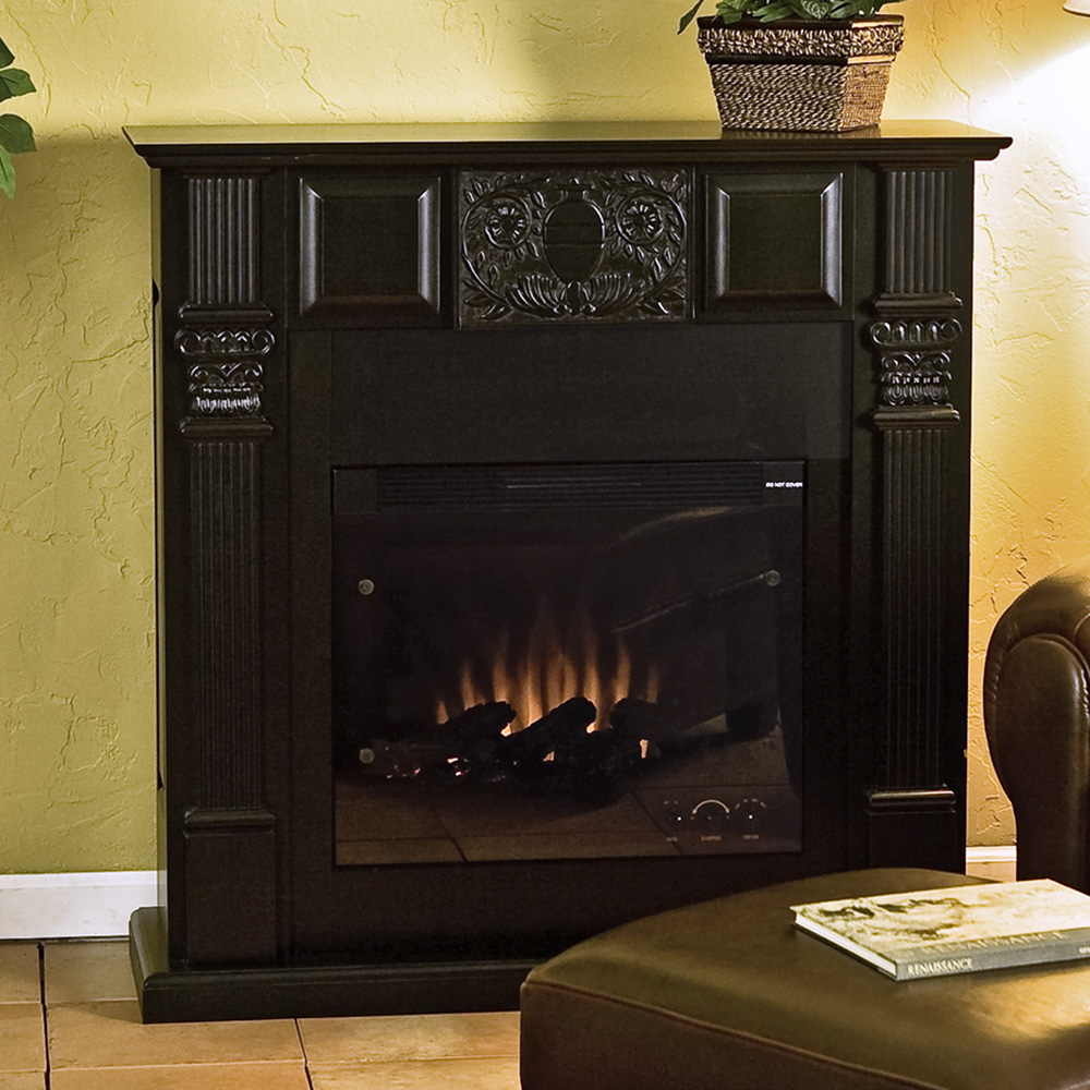 Southern Enterprises FA5779G Marquis Gel Fuel Fireplace - Black