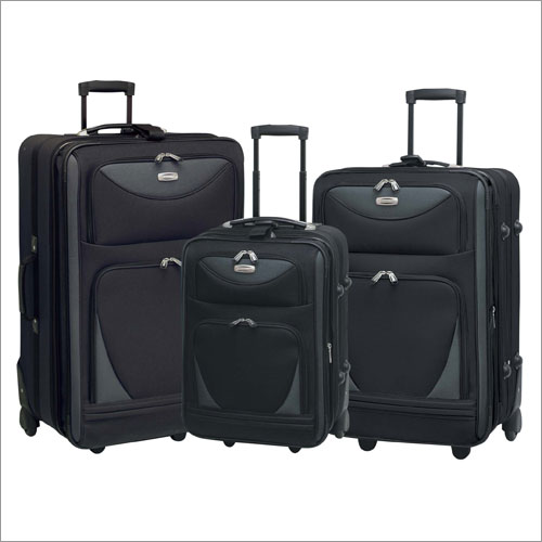 Travelers Club EVA-82003-EX-001-BLACK Skyview II 3 Piece Luggage Set - Black