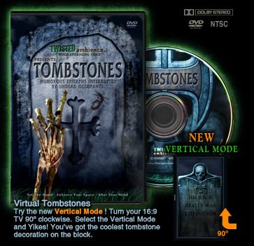 Twisted Ambience TMB Tombstones Ambient Video Wallpaper