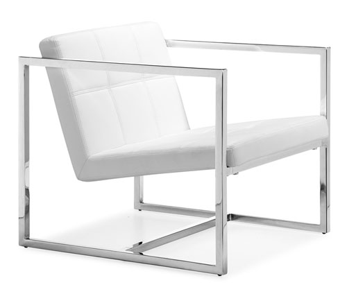 Zuo 500074 Carbon Collection Chair - White Zuo 500074 Carbon Collection Chair - White