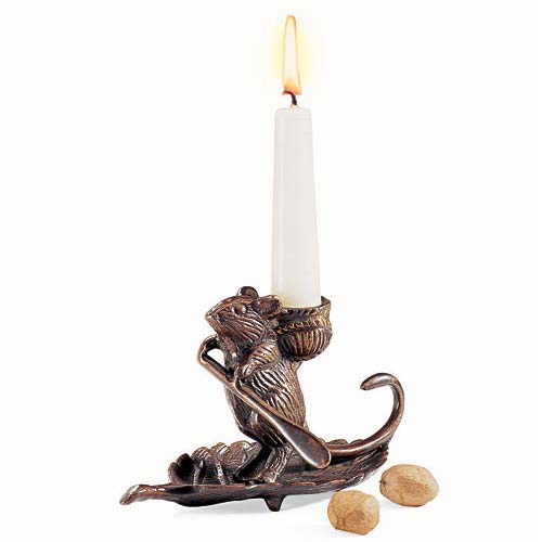 Minuteman MSE-01 Intrepid Mouse Candleholder - Brass Casting