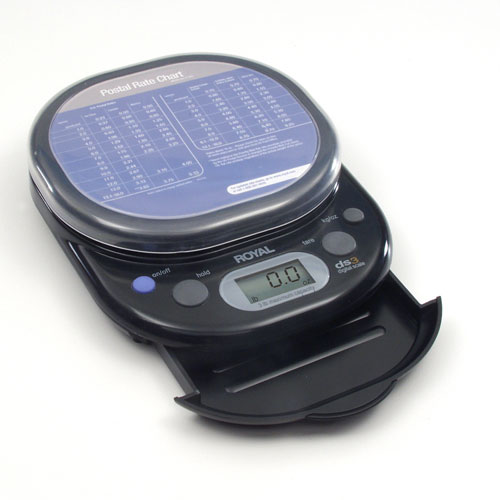Royal Ds-3 3 Lb Electronic Scale With Hold Tare And Storage Drawer - 1.3 Kg