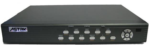 Astak CM- 7204HI 4 Channel H.264 DVR System With 320GB Hard Drive
