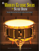 00-0586b Modern Classic Solos For Snare Drum