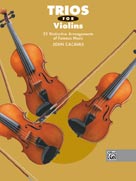 00-19549 Trios For Violins - Music Book