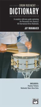 Alfred Publishing 0027737 Drum Rudiment Dictionary  Music Book