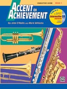 00-17101 Accent On Achievement Book 1 - Music Book
