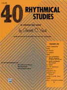 Alfred Publishing 00EL01317 40 Rhythmical Studies  Music Book