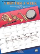 Alfred Publishing 00ELM01027 A Rhythm a Week for Band  Music Book