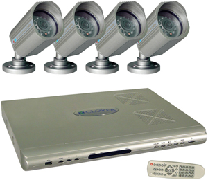 Clover BUN4770 DVR Bundle Package with 4-Channel DVR
