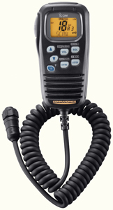 ICOM HM157B11 Command Mic II Submersible Second Station Remote  Black